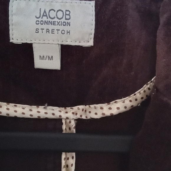Vintage! Jacob Connexion Stretch Velvet Jacket - Picture 2 of 16